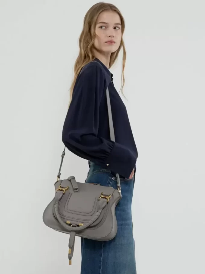 Borsa Marcie piccola in pelle martellata Borsa Marcie piccola in pelle martellata