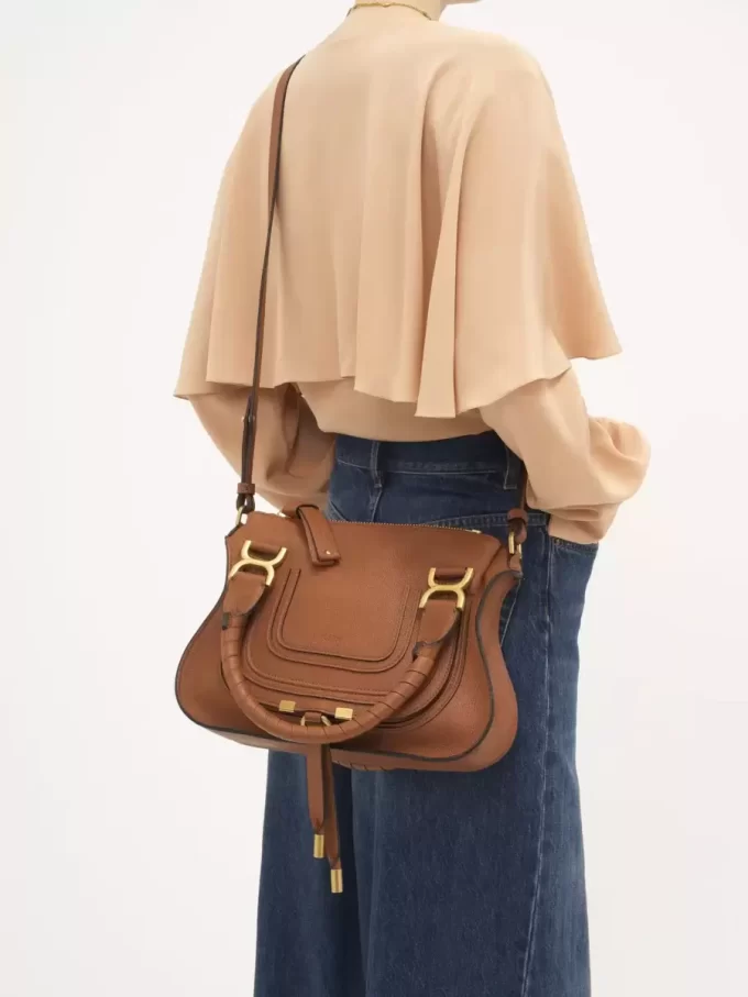 Borsa Marcie piccola in pelle martellata Borsa Marcie piccola in pelle martellata