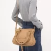 Borsa Marcie piccola in pelle martellata