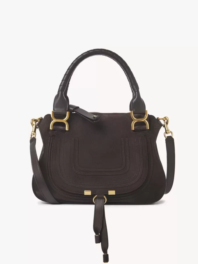 Borsa Marcie piccola in pelle scamosciata Borsa Marcie piccola in pelle scamosciata