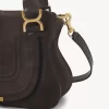 Borsa Marcie piccola in pelle scamosciata Borsa Marcie piccola in pelle scamosciata