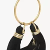 Borsa Mini Bracelet Hobo in pelle scamosciata