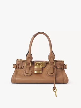 Borsa Paddington in pelle martellata