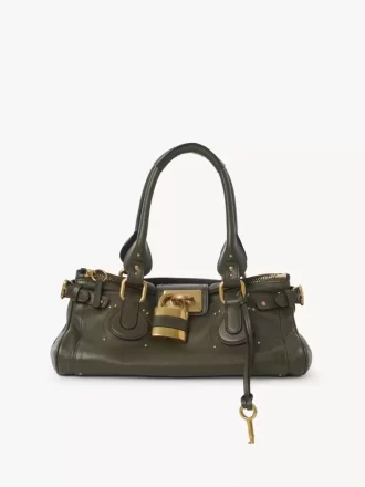 Borsa Paddington in pelle martellata