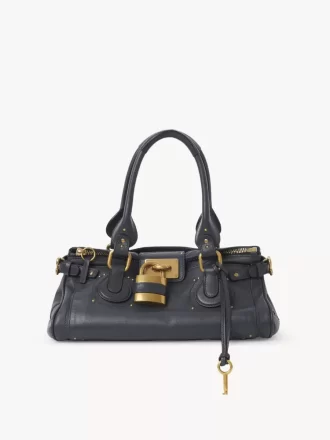 Borsa Paddington in pelle martellata