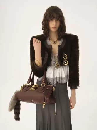 Borsa Paddington in pelle martellata Borsa Paddington in pelle martellata
