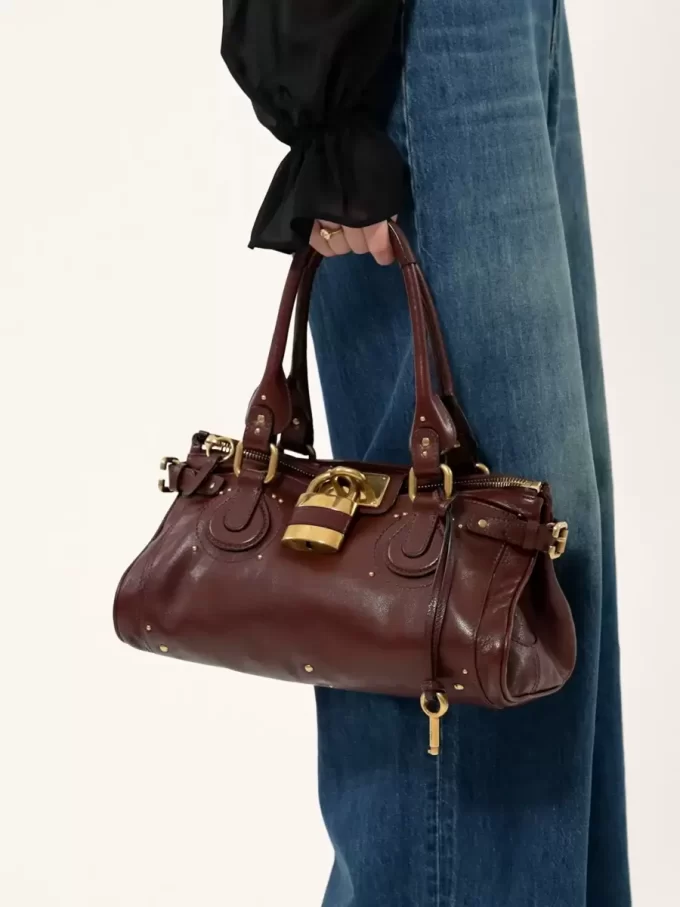 Borsa Paddington in pelle martellata Borsa Paddington in pelle martellata