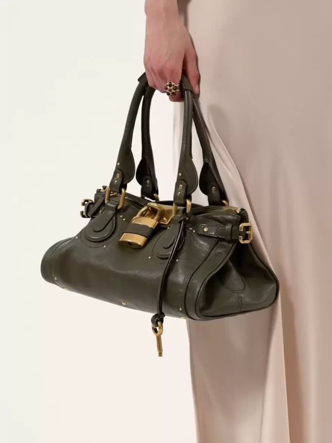 Borsa Paddington in pelle martellata Borsa Paddington in pelle martellata