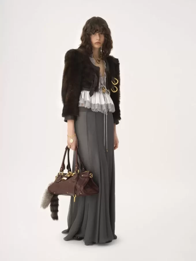 Borsa Paddington in pelle martellata Borsa Paddington in pelle martellata