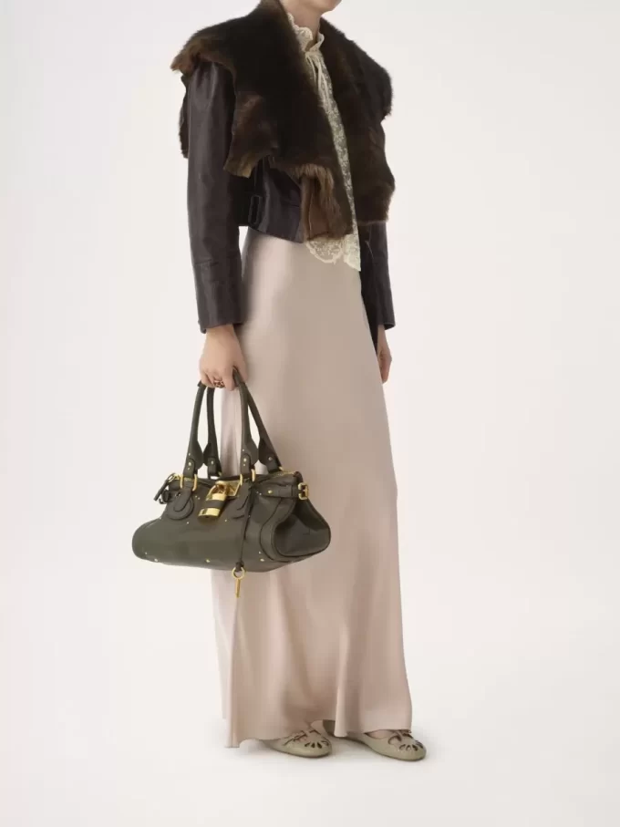 Borsa Paddington in pelle martellata Borsa Paddington in pelle martellata
