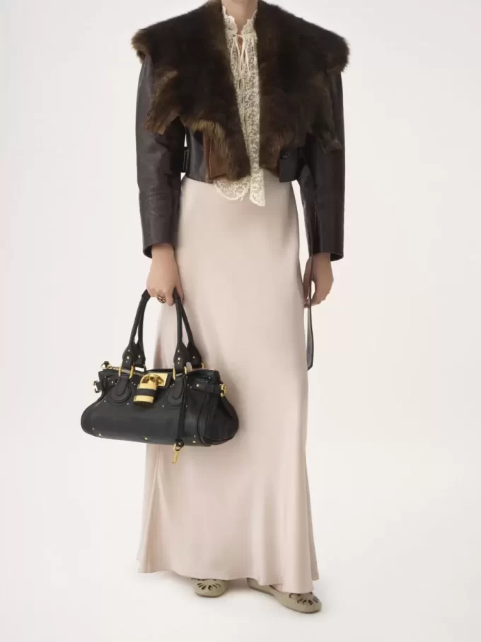 Borsa Paddington in pelle martellata Borsa Paddington in pelle martellata