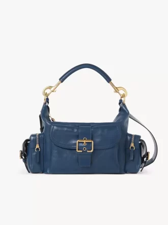 Borsa per macchina fotografica in pelle lucida