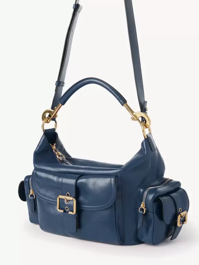 Borsa per macchina fotografica in pelle lucida Borsa per macchina fotografica in pelle lucida