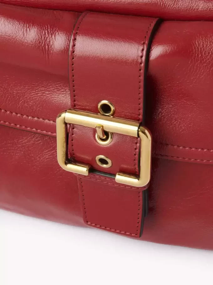 Borsa per macchina fotografica in pelle lucida Borsa per macchina fotografica in pelle lucida