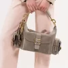 Borsa per macchina fotografica in pelle scamosciata Borsa per macchina fotografica in pelle scamosciata