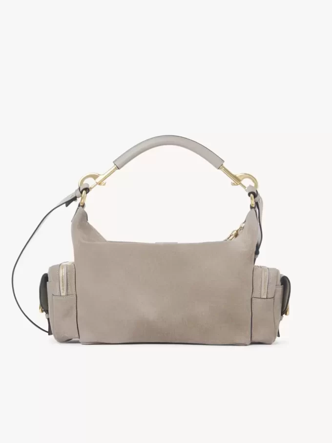 Borsa per macchina fotografica in pelle scamosciata Borsa per macchina fotografica in pelle scamosciata