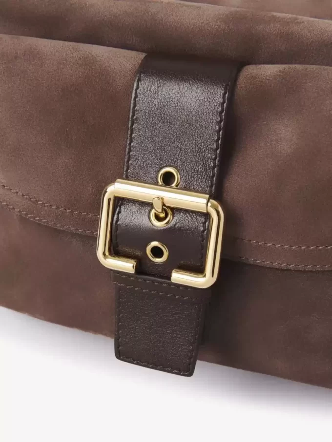 Borsa per macchina fotografica in pelle scamosciata Borsa per macchina fotografica in pelle scamosciata