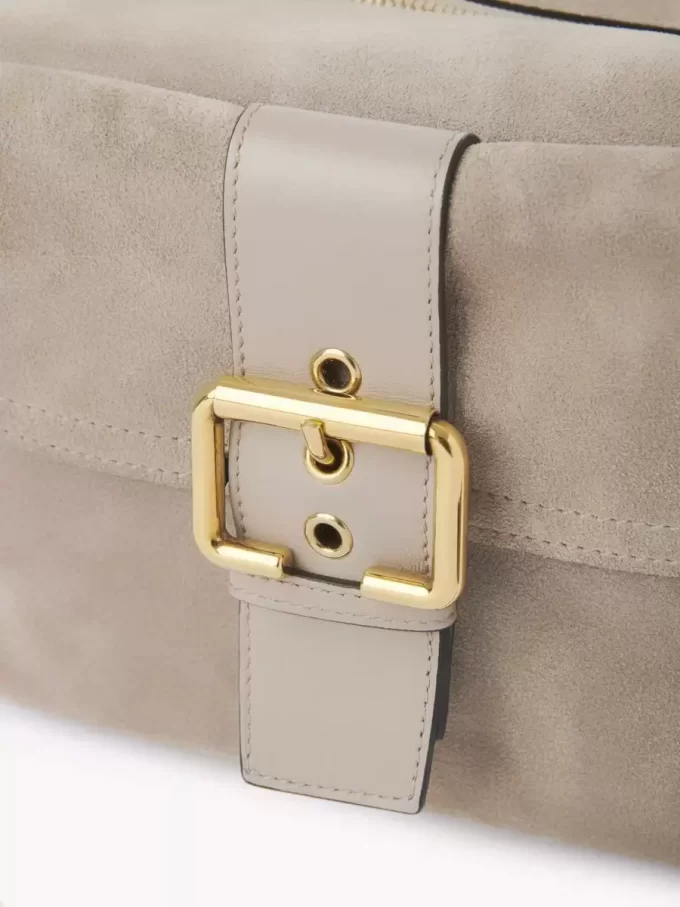 Borsa per macchina fotografica in pelle scamosciata Borsa per macchina fotografica in pelle scamosciata