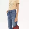 Borsa piatta Chloé Symbols Heart in pelle martellata Borsa piatta Chloé Symbols Heart in pelle martellata
