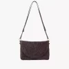 Borsa piatta Summer Banana con tracolla in rafia Borsa piatta Summer Banana con tracolla in rafia