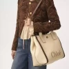 Borsa tote Chloé Carry in fibre effetto rafia Borsa tote Chloé Carry in fibre effetto rafia