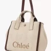 Borsa tote Chloé Carry in fibre effetto rafia Borsa tote Chloé Carry in fibre effetto rafia
