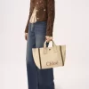 Borsa tote Chloé Carry in fibre effetto rafia Borsa tote Chloé Carry in fibre effetto rafia