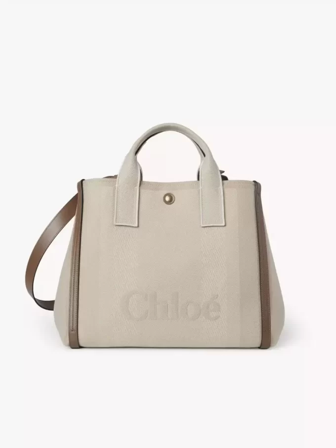 Borsa tote Chloé Carry in tela Borsa tote Chloé Carry in tela