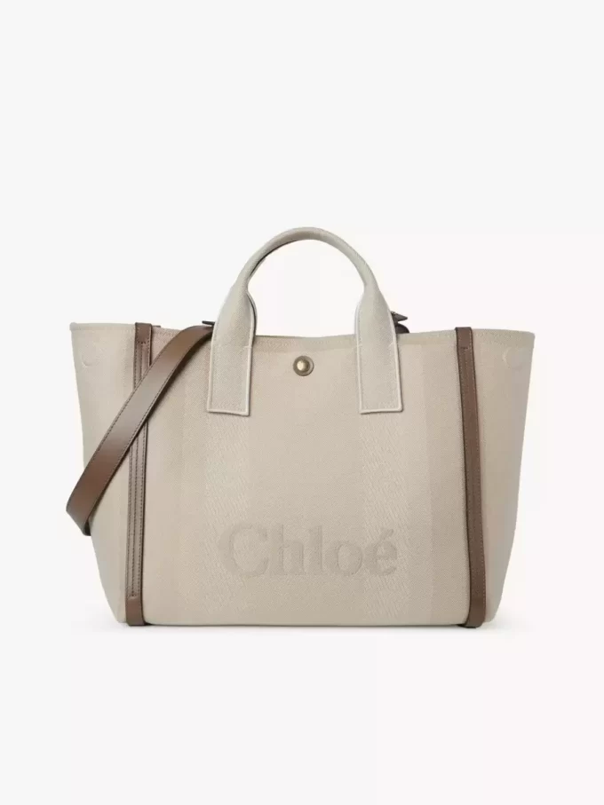 Borsa tote Chloé Carry in tela Borsa tote Chloé Carry in tela