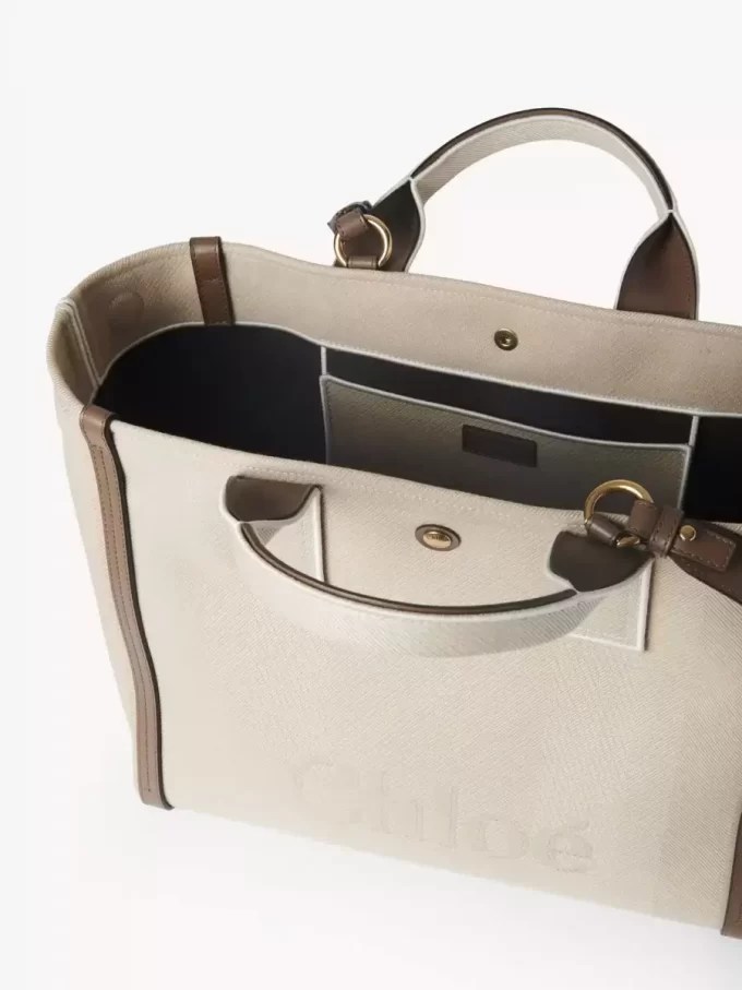 Borsa tote Chloé Carry in tela Borsa tote Chloé Carry in tela
