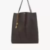 Borsa tote Chloé Spin grande in pelle martellata Borsa tote Chloé Spin grande in pelle martellata