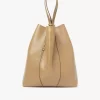 Borsa tote Chloé Spin grande in pelle martellata Borsa tote Chloé Spin grande in pelle martellata