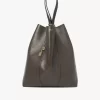 Borsa tote Chloé Spin grande in pelle martellata Borsa tote Chloé Spin grande in pelle martellata