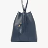 Borsa tote Chloé Spin grande in pelle martellata Borsa tote Chloé Spin grande in pelle martellata