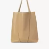Borsa tote Chloé Spin grande in pelle martellata Borsa tote Chloé Spin grande in pelle martellata
