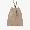 Borsa tote Chloé Spin grande in pelle martellata Borsa tote Chloé Spin grande in pelle martellata