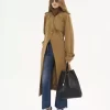 Borsa tote Chloé Spin grande in pelle martellata Borsa tote Chloé Spin grande in pelle martellata
