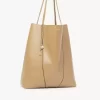 Borsa tote Chloé Spin grande in pelle martellata Borsa tote Chloé Spin grande in pelle martellata