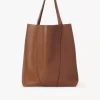 Borsa tote Chloé Spin grande in pelle martellata Borsa tote Chloé Spin grande in pelle martellata