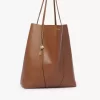 Borsa tote Chloé Spin grande in pelle martellata Borsa tote Chloé Spin grande in pelle martellata