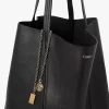 Borsa tote Chloé Spin grande in pelle martellata Borsa tote Chloé Spin grande in pelle martellata