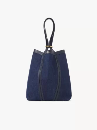 Borsa tote Chloé Spin in denim Borsa tote Chloé Spin in denim