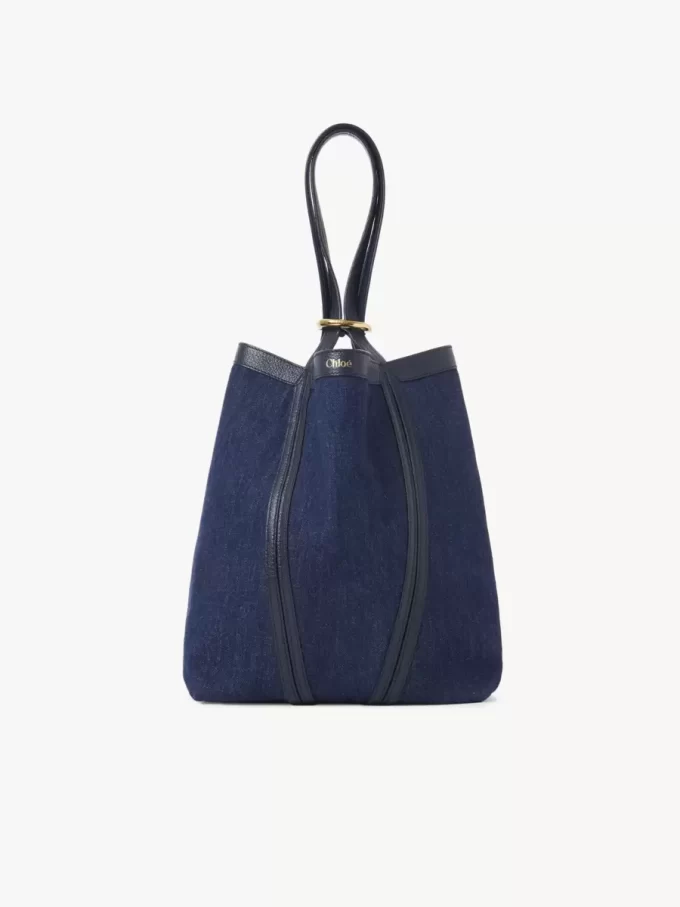 Borsa tote Chloé Spin in denim Borsa tote Chloé Spin in denim