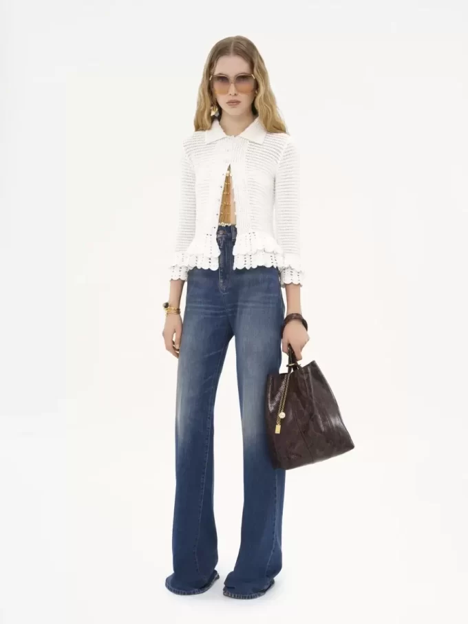 Borsa tote Chloé Spin in pelle effetto pitone Borsa tote Chloé Spin in pelle effetto pitone