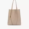 Borsa tote Chloé Spin in pelle martellata Borsa tote Chloé Spin in pelle martellata