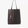 Borsa tote Chloé Spin in pelle martellata Borsa tote Chloé Spin in pelle martellata