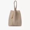 Borsa tote Chloé Spin in pelle martellata Borsa tote Chloé Spin in pelle martellata