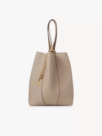 Borsa tote Chloé Spin in pelle martellata Borsa tote Chloé Spin in pelle martellata