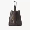 Borsa tote Chloé Spin in pelle martellata Borsa tote Chloé Spin in pelle martellata