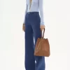 Borsa tote Chloé Spin in pelle martellata Borsa tote Chloé Spin in pelle martellata